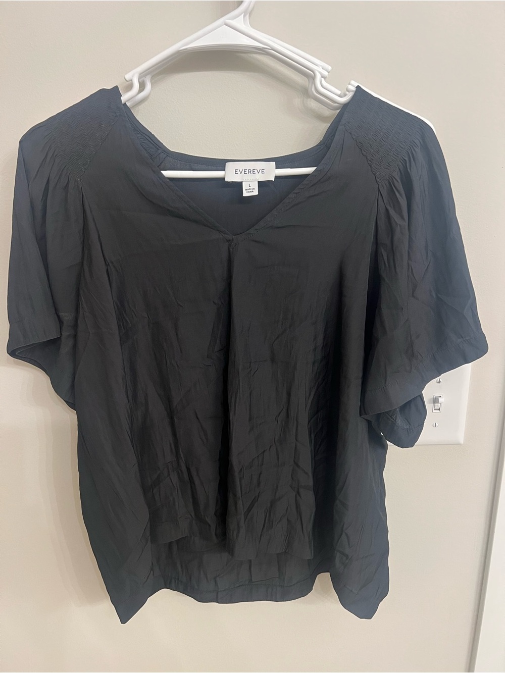 Lot of 4 Black Dress Blouses and Dresses
